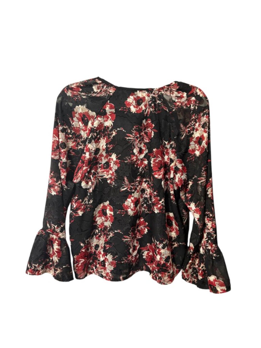 Frye Floral Bell Sleeve Blouse - Picture 3 of 7